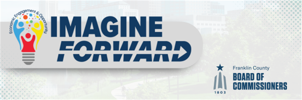Imagine Forward Logo with Franklin County Board of Commissioners' Logo as well