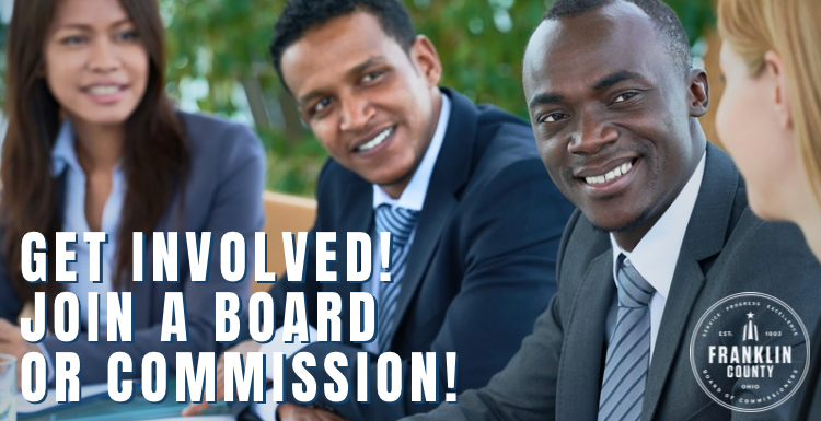 Four professionals chatting about joining a Board or Commissions