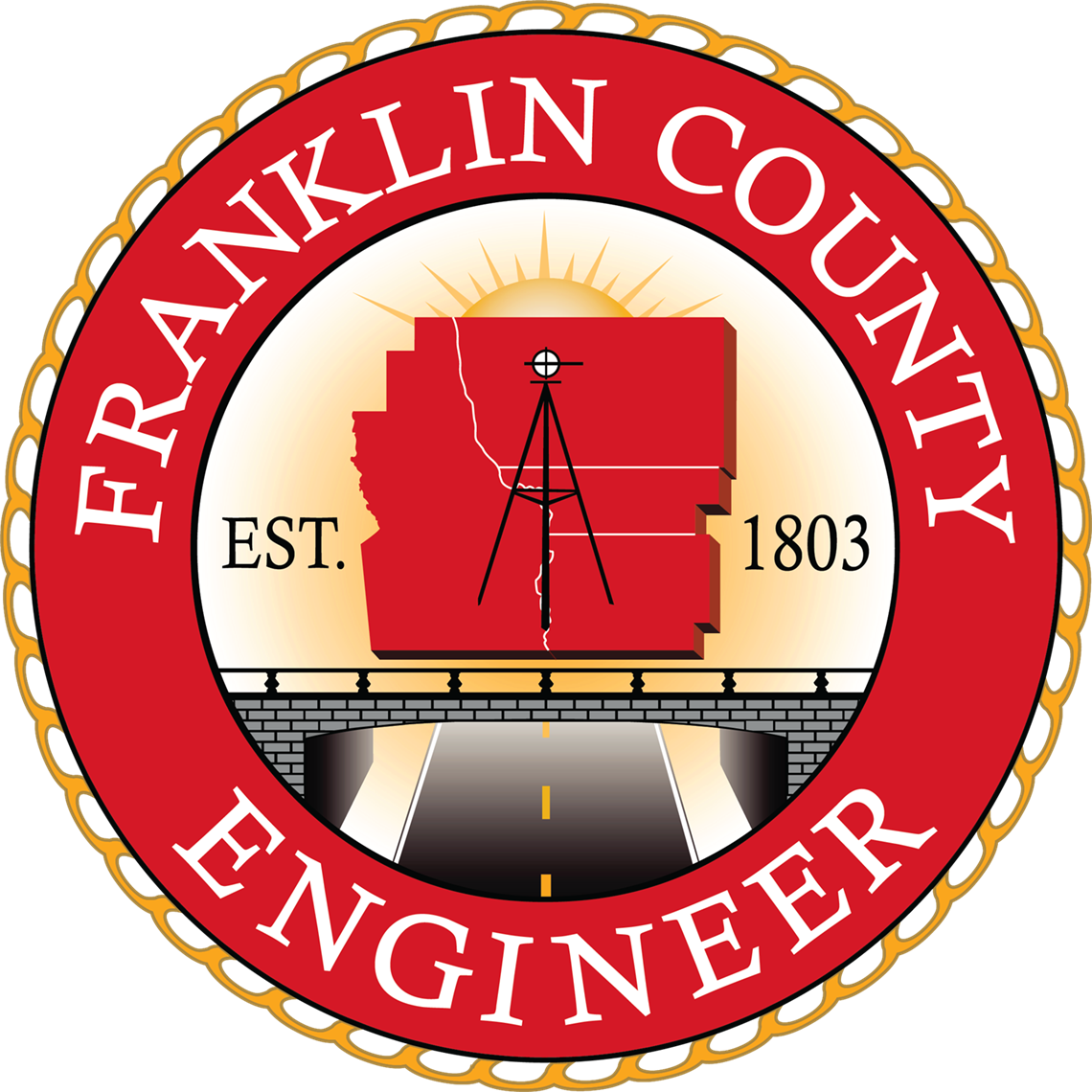 Logo for the Franklin County Engineer's Office